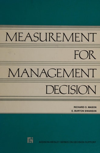 Measurement for Management Decision