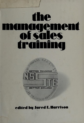 The Management of Sales Training