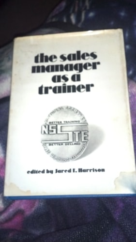 The Sales Manager as a Trainer