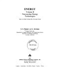 Energy: Non-Nuclear Technologies