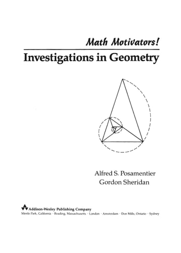 Investigations in Geometry
