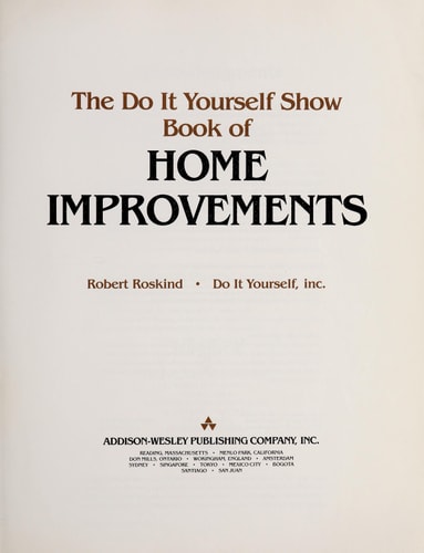 The Do It Yourself Show Book of Home Improvements
