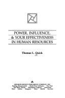 Power, Influence, and Your Effectiveness in Human Resources