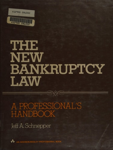The New Bankruptcy Law: A Professional's Handbook