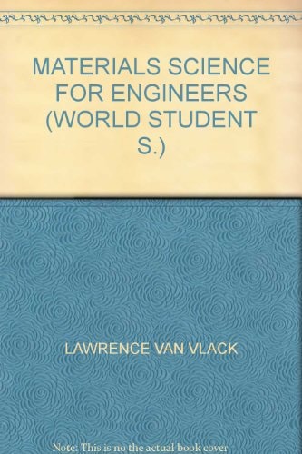 Materials Science for Engineers