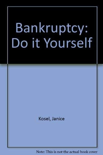 Bankruptcy: Do It Yourself