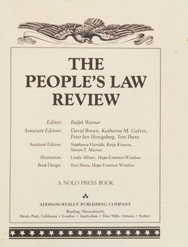 The People's Law Review