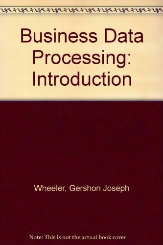 Business Data Processing: An Introduction