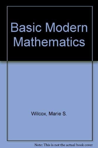 Basic Modern Mathematics