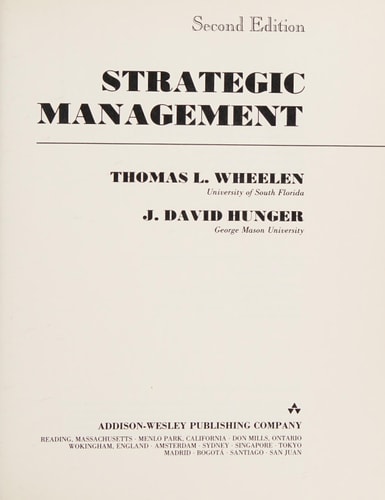 Edition published by Addison Wesley Publishing Company
