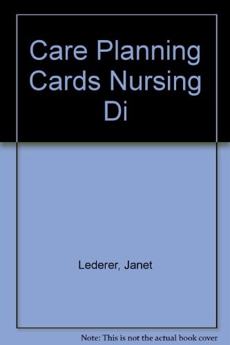 Nursing Diagnosis Cards