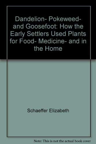 Dandelion, Pokeweed, and Goosefoot: How the Early Settlers Used Plants for Food, Medicine, and in the Home