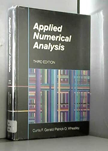 Applied Numerical Analysis