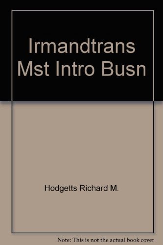 International Management: An Introduction to Business