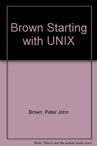 Starting with UNIX