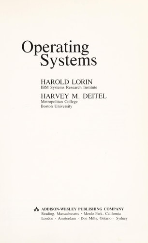 Operating Systems