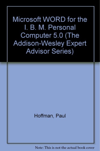 Expert Advisor: Microsoft Word 5.0 for the IBM PC