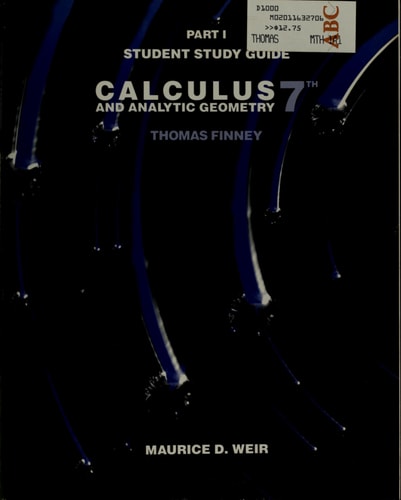 Calculus and Analytic Geometry Study Guide