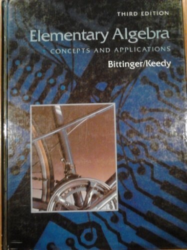 Elementary Algebra: Concepts and Applications