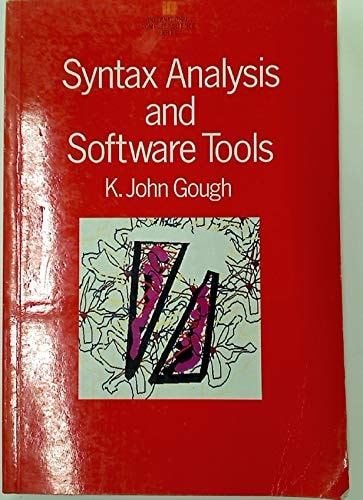 Syntax Analysis and Software Tools