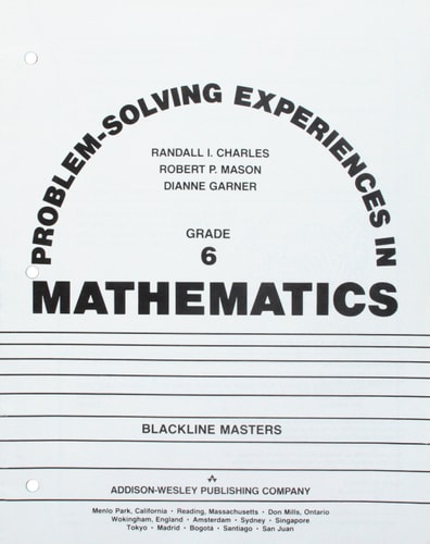 Problem-Solving Experiences in Mathematics: Grade 6