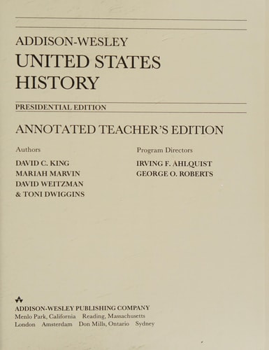 Addison-Wesley United States History