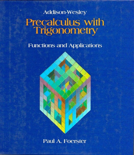 Pre Calculus With Trigonometry