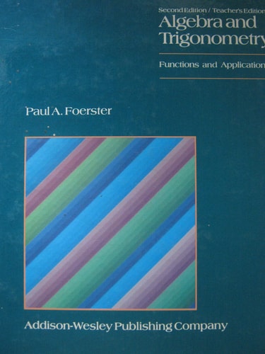 Algebra and Trigonometry: Functions and Applications