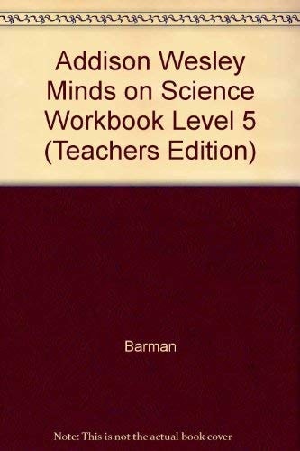 Minds on Science Workbook Level 5: Teacher's Edition