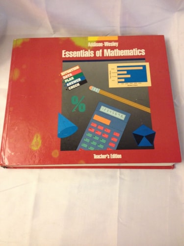 Essentials of Mathematics: Teacher's Edition