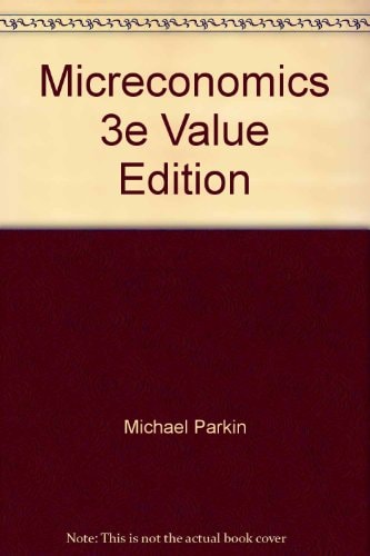 Microeconomics: Value Edition