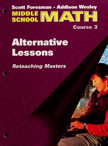 Math Alternative Lessons Reteaching Masters: Middle School Course 3