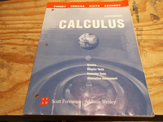 Calculus: Graphical, Numerical, Algebraic Assessment