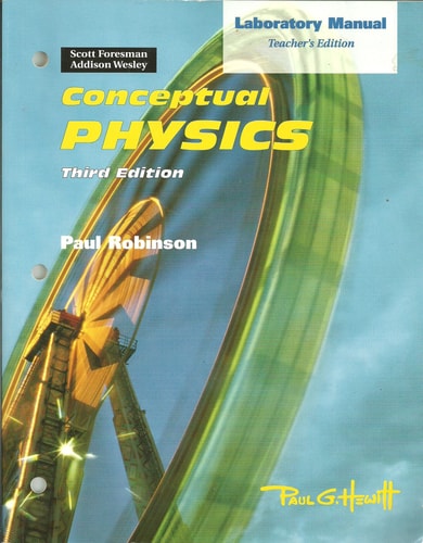 Conceptual Physics: Laboratory Manual