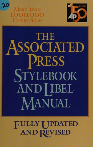 Associated Press Stylebook and Libel Manual