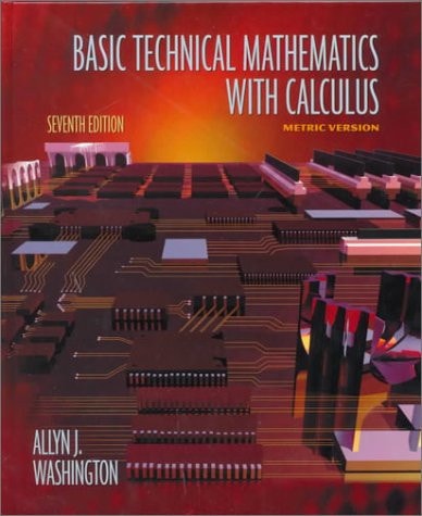 Basic Technical Mathematics with Calculus: Metric Version