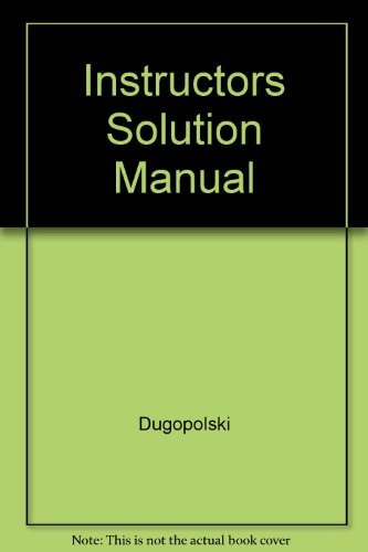 Instructor's Solution Manual