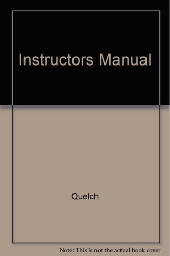 Instructors Manual