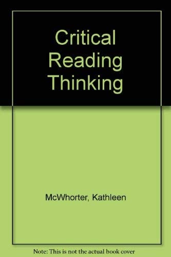 Critical Reading Thinking
