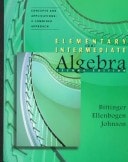 Elementary and Intermediate Algebra: Concepts and Applications: A Combined Approach