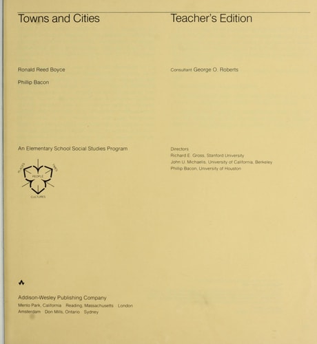 Towns and Cities: Teachers