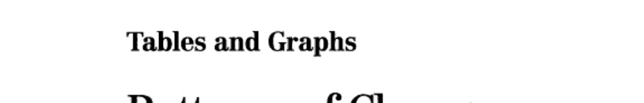 Patterns of Change: Tables and Graphs, Investigations in Number, Data and Space, Grade 5