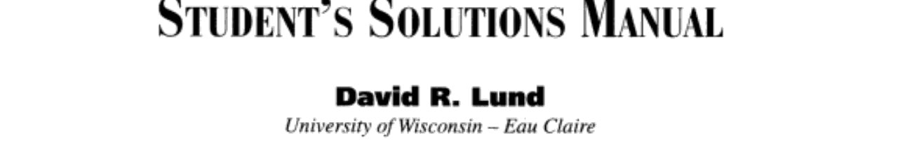 Elementary Statistics: Student Solutions Manual