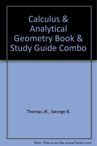 Calculus and Analytical Geometry