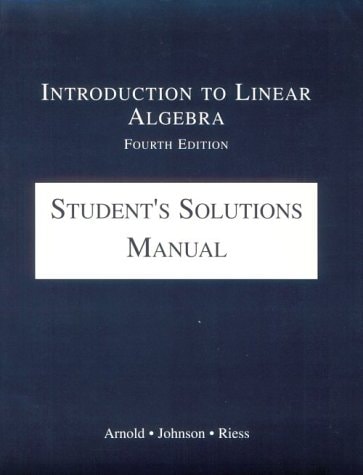 Introduction to Linear Algebra