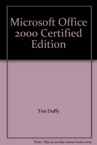 Microsoft Office 2000 Certified Edition