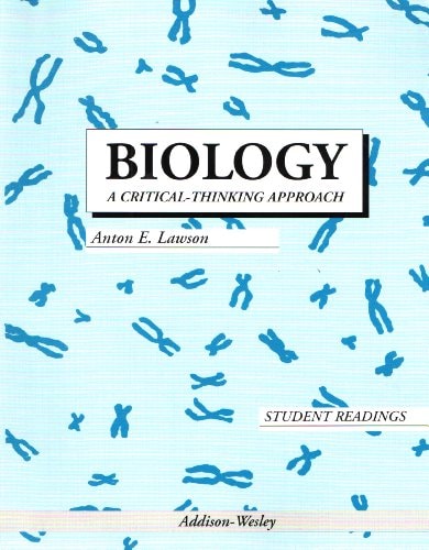 Biology: A Critical Thinking Approach - Student Readings
