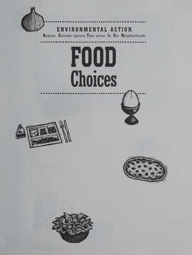 Food Choices: A Student Audit of Resource Use