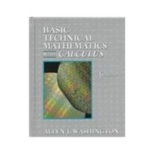 Basic Technical Mathematics with Calculus