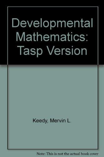 Developmental Mathematics: Tasp Version